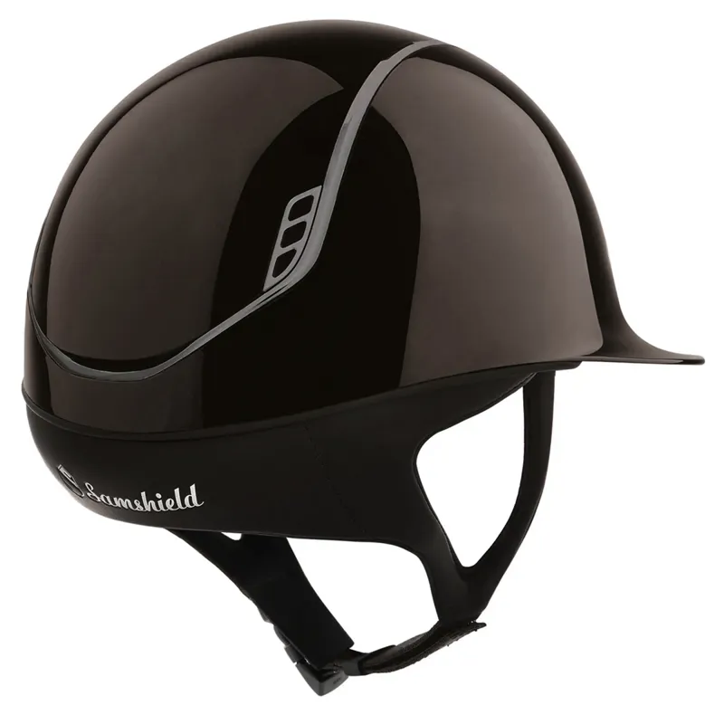 Samshield ShadowGlossy 2.0 Standard Riding Hat - Brown-1