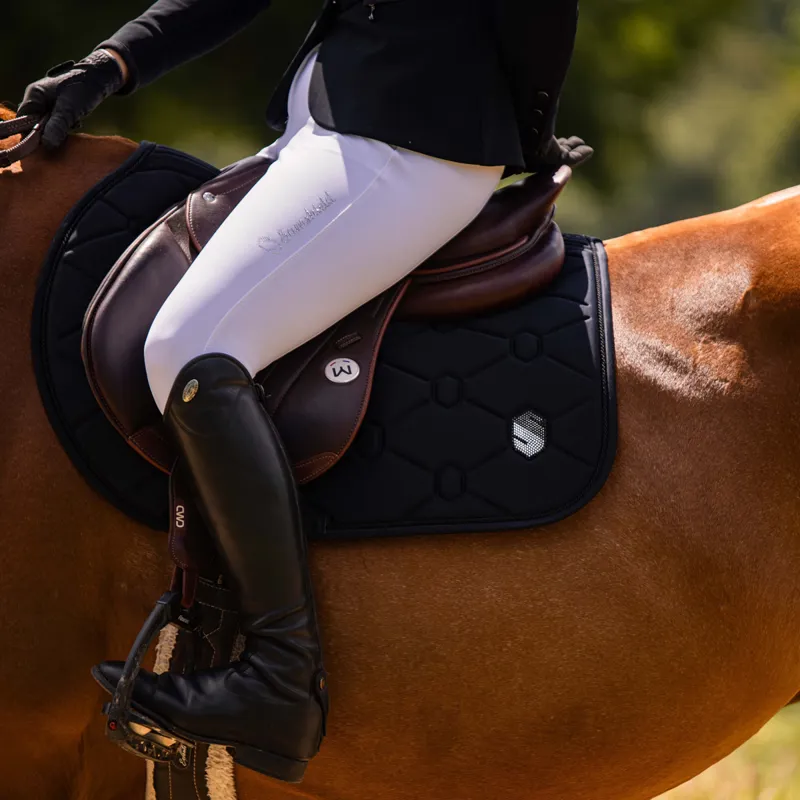 Samshield SpineShield Swarovski Jump Saddlecloth - Black-5