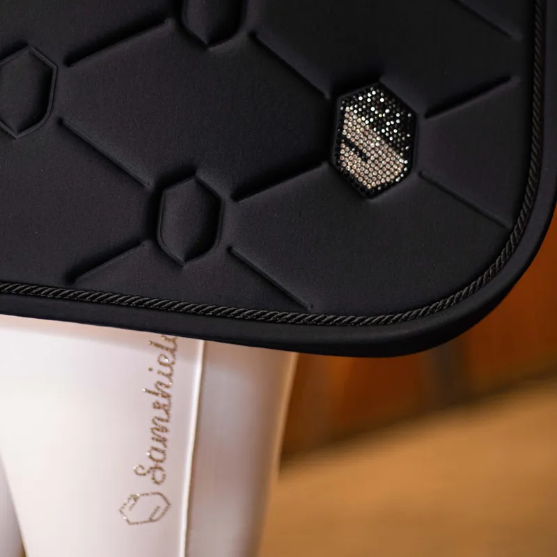 Samshield SpineShield Swarovski Jump Saddlecloth - Black-6