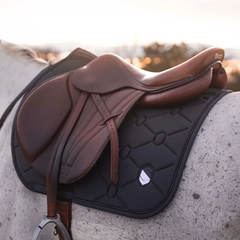 Samshield SpineShield Embroidery Jump Saddlecloth - Anthracite-1