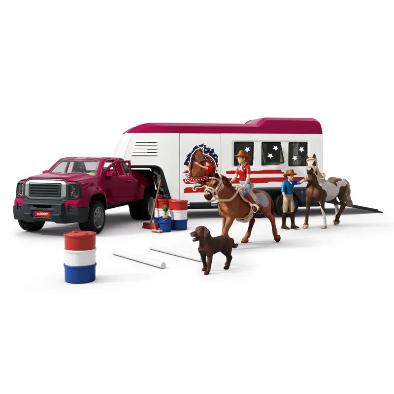 Schleich Horse Club Lakeside Truck and Trailer Toy Set