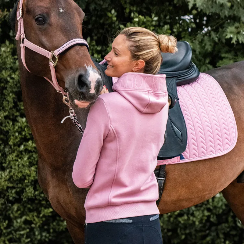 Schockemohle Cathy Style Ladies Full Zip Hoodie - Dusty Pink-1