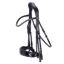 Schockemohle Monticelli Double Bridle - Black/Patent/Silver
