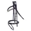 Schockemohle Monza C Removable Flash Bridle - Black/Gold