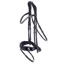 Schockemohle Valencia Flash Bridle - Black/Patent/Silver