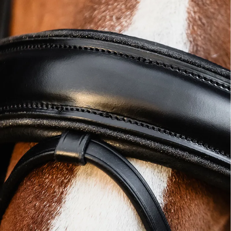 Schockemohle Valencia Flash Bridle - Black/Silver-1