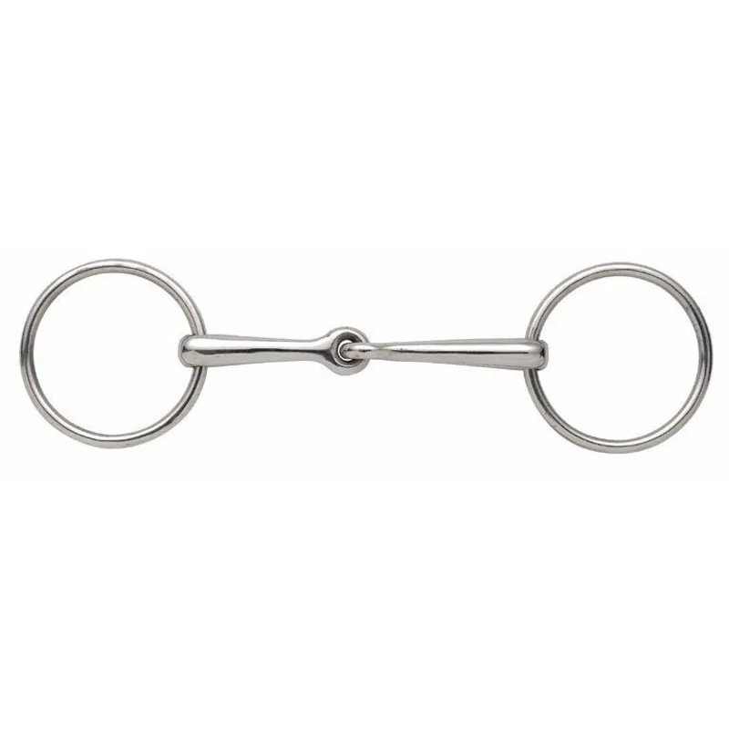Shires Loose Ring Jointed Snaffle Bit