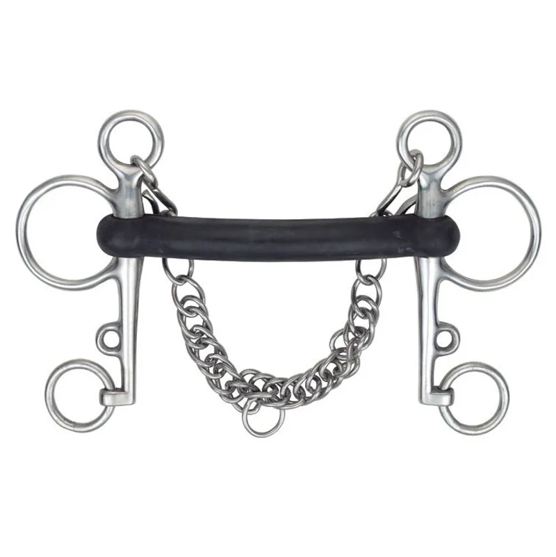 Shires Hard Rubber Mouth Pelham