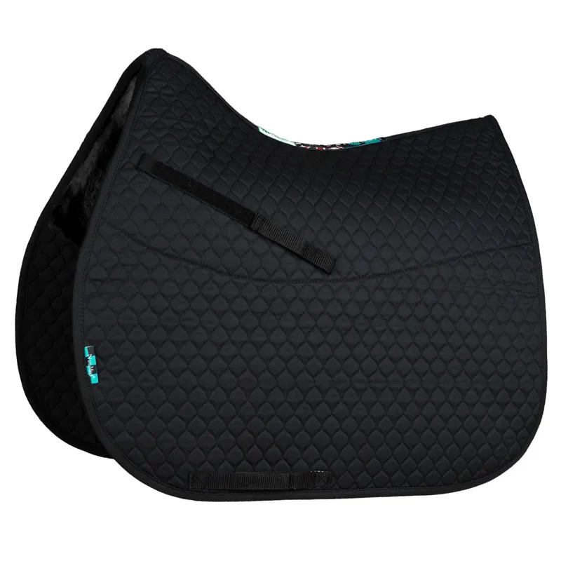 NuuMed Half Wool GP Saddle Pad - Black