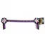 Spartan Show Success Rosette Browband - Black/Purple/Pink - Pony Size