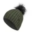 Pikeur Sports 8852 Pom Pom Beanie Hat - Dark Khaki