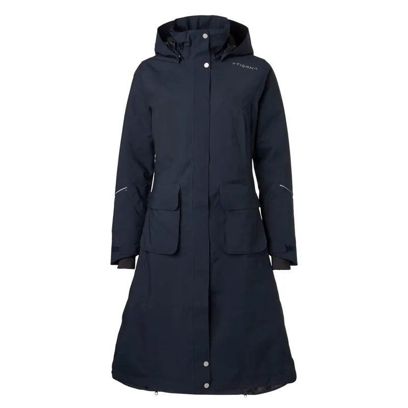 Stierna Nova Ladies Long Waterproof Rain Coat - Midnight Navy