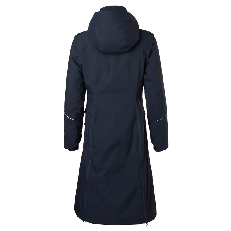 Stierna Nova Ladies Long Waterproof Rain Coat - Midnight Navy-2