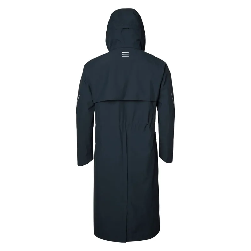 Stierna Sky Mens Long Waterproof Rain Coat - Midnight Navy-3