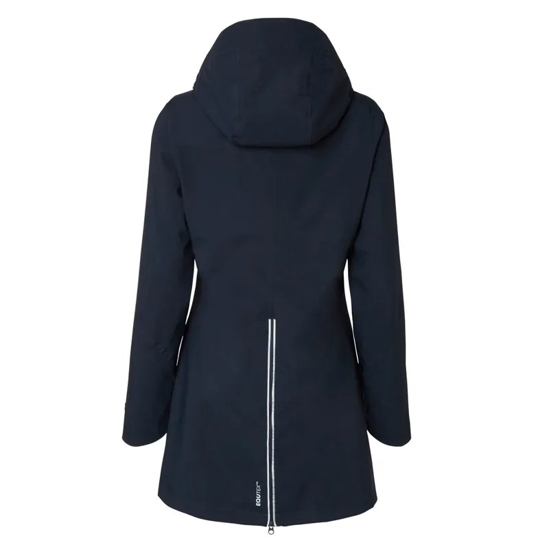 Stierna Storm Ladies Waterproof Rain Coat - Midnight Navy-3