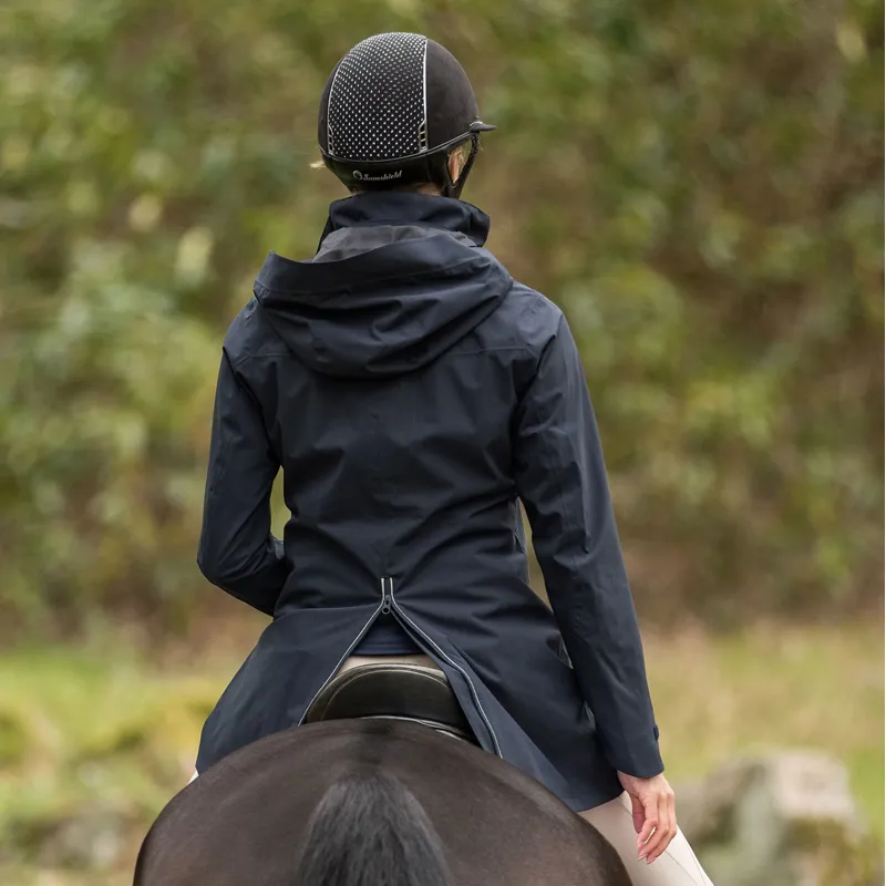 Stierna Storm Ladies Waterproof Rain Coat - Midnight Navy-4