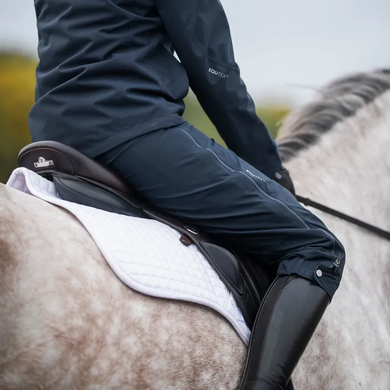 Stierna Storm Womens Short Waterproof Rain Trousers - Midnight Navy-2