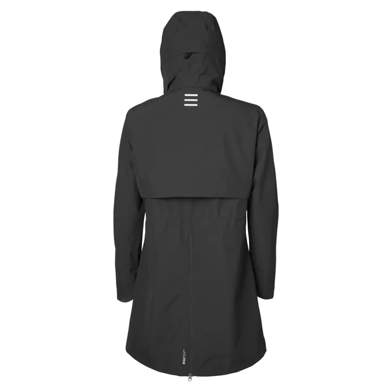 Stierna Cloud Ladies Waterproof Rain Parka - Ebony-3