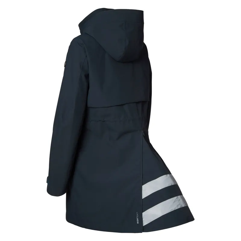 Stierna Cloud Ladies Waterproof Rain Parka - Navy-4