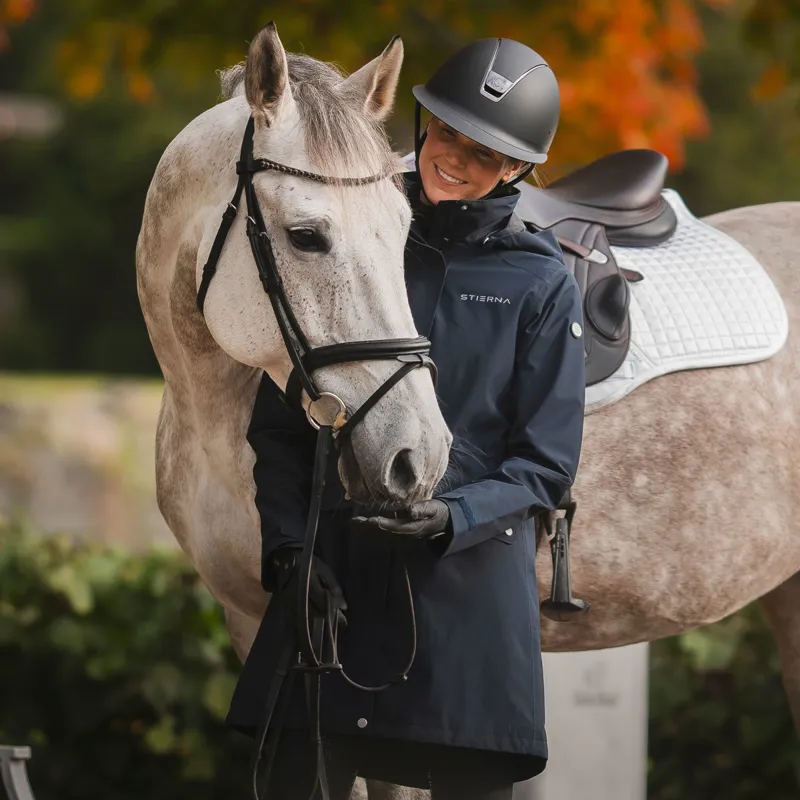 Stierna Cloud Ladies Waterproof Rain Parka - Navy-2