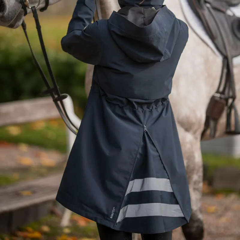 Stierna Cloud Ladies Waterproof Rain Parka - Navy-3