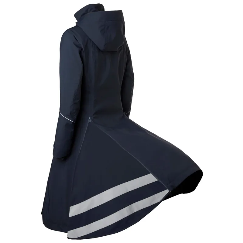 Stierna Stella Winter Womens Long Waterproof Coat - Midnight Navy-2