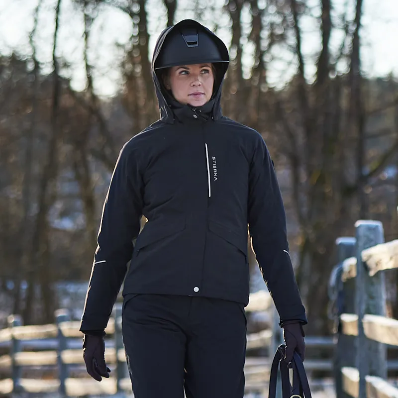 Stierna Stella Winter Ladies Waterproof Jacket - Black-5