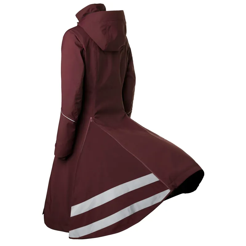 Stierna Stella Winter Womens Long Waterproof Coat - Merlot-4