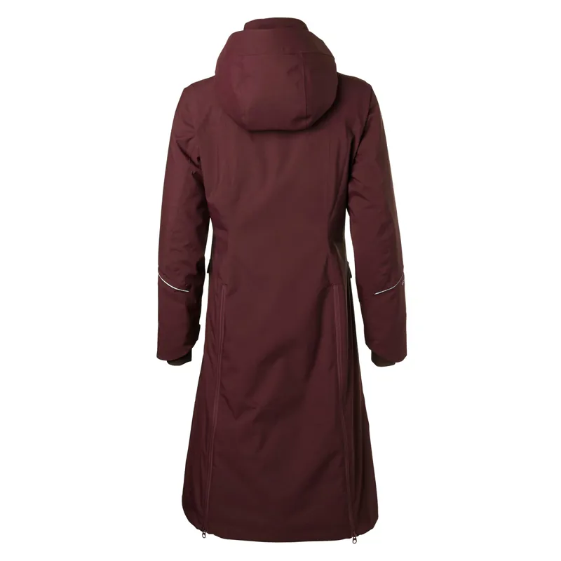 Stierna Stella Winter Womens Long Waterproof Coat - Merlot-5