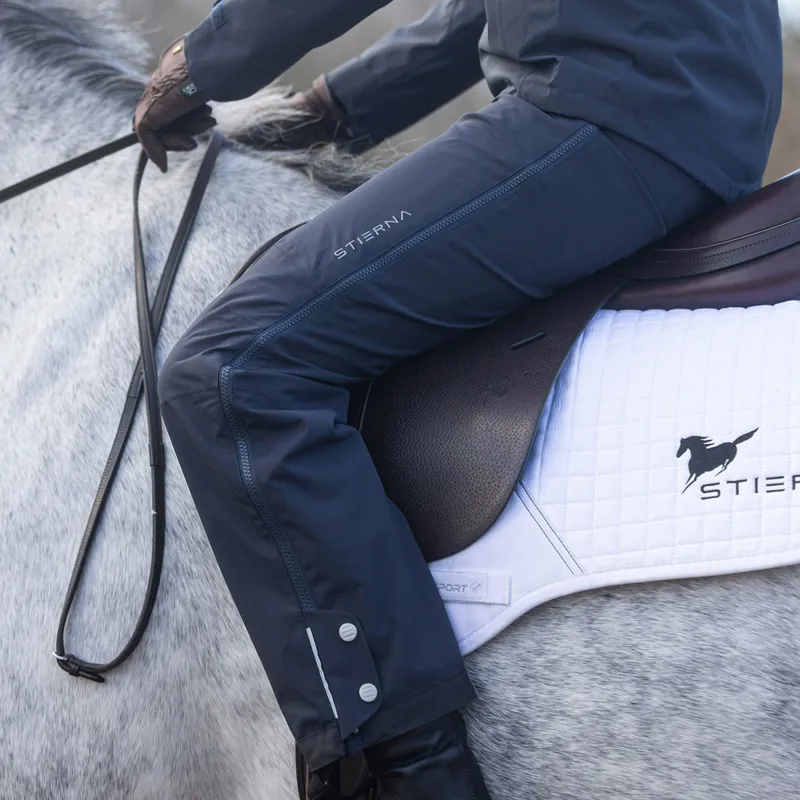 Stierna Storm Ladies Waterproof Rain Trousers - Midnight Navy-3
