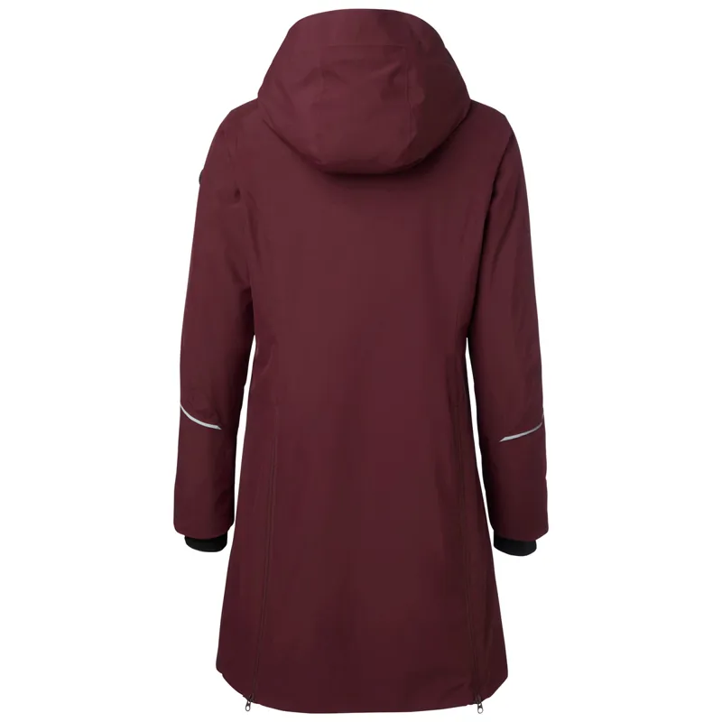 Stierna Stella Winter Womens Short Waterproof Coat - Merlot-3