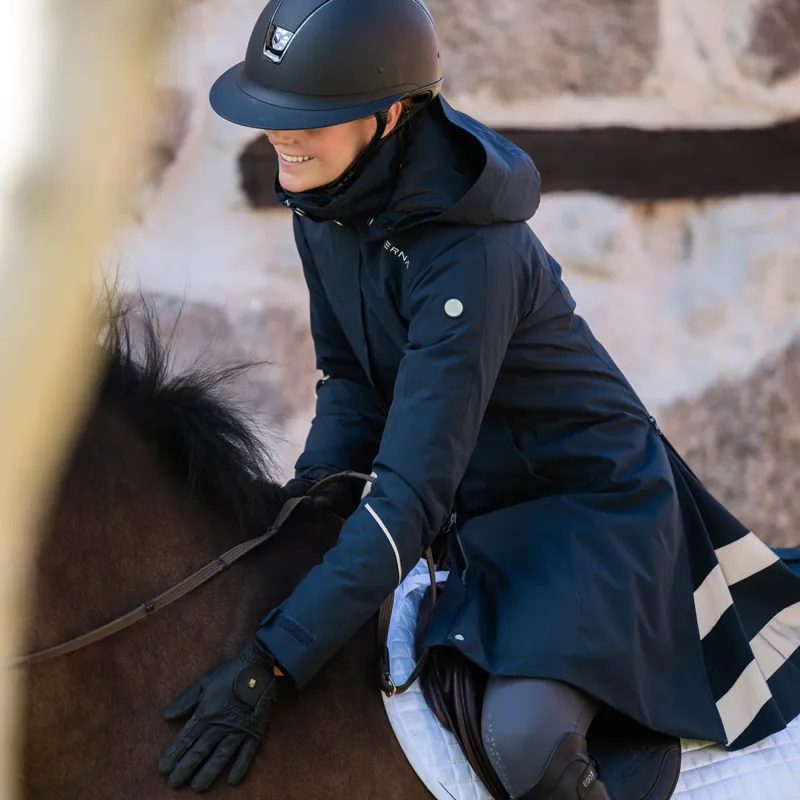 Stierna Stella Winter Womens Short Waterproof Coat - Midnight Navy-6