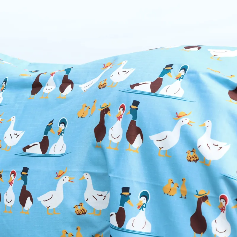 StormX Original Ay Up Duck 50g Turnout Rug - Blue/Turquoise-1