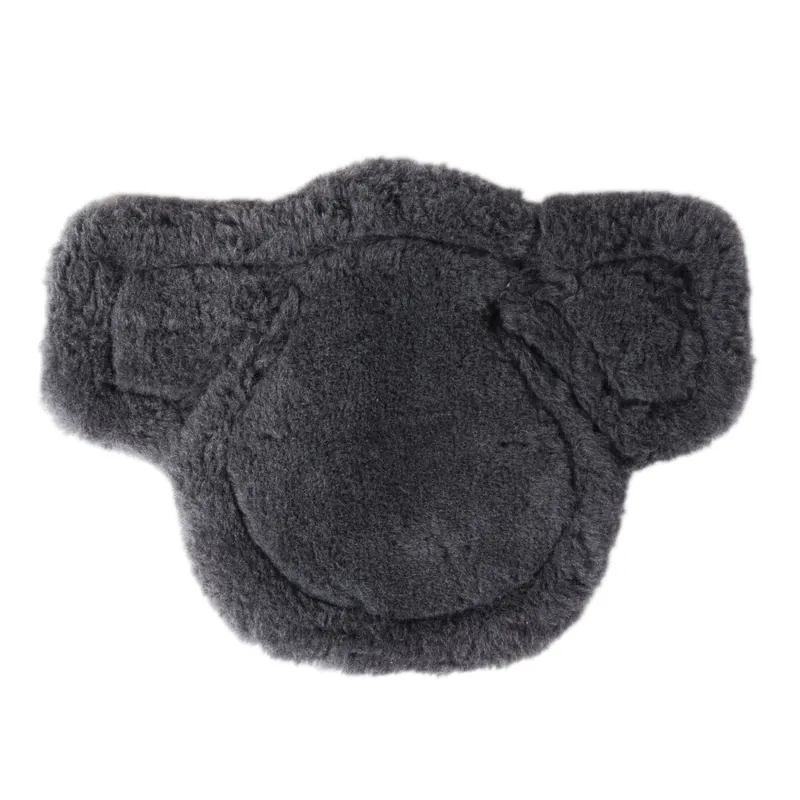 Stubben Equi-Soft Lambskin Stud Girth Pad - Anthracite/Black