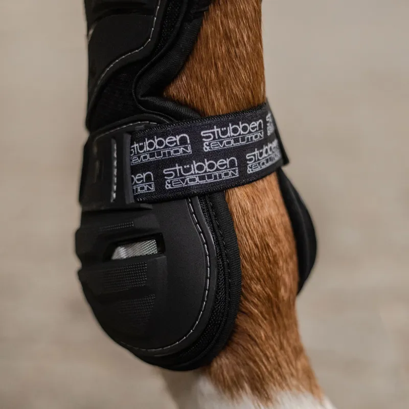 Stubben and Evolution Hybrid Tendon Boots - Black-6