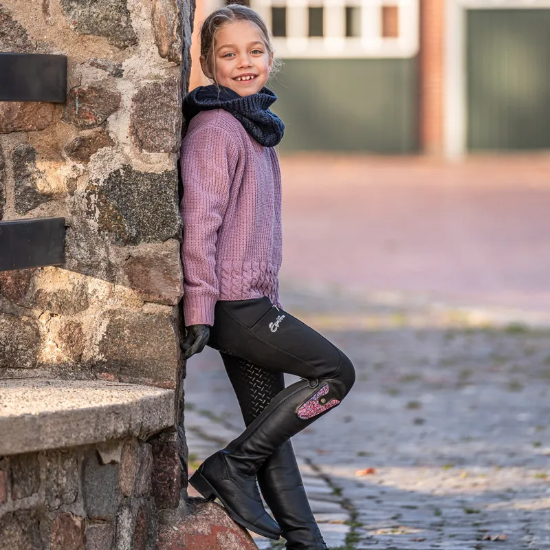 Suedwind Nova Fun Riding Boot Patches - Fine Crystal/Pink Purple-2