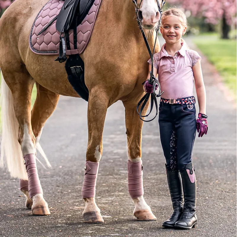 Suedwind Nova Fun Leather Convertible Junior Tall Riding Boots - Black-9