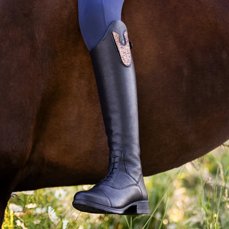 Suedwind Nova Fun Riding Boot Patches - Glitter/Gold-3