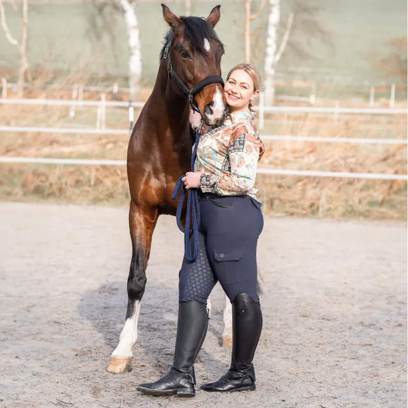 Suedwind Curvy AM Womens Tall Riding Boots - Black-6