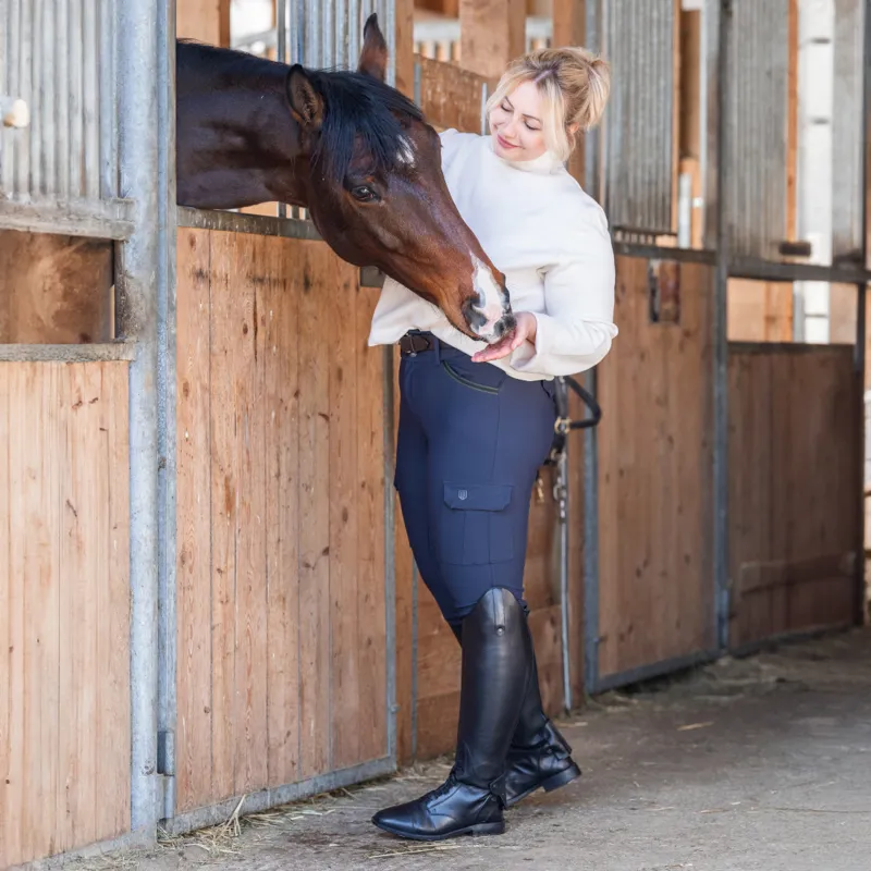 Suedwind Curvy AM Womens Tall Riding Boots - Black-8