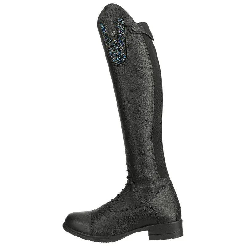 Suedwind Nova Fun Riding Boot Patches - Fine Crystal/Black Purple-1