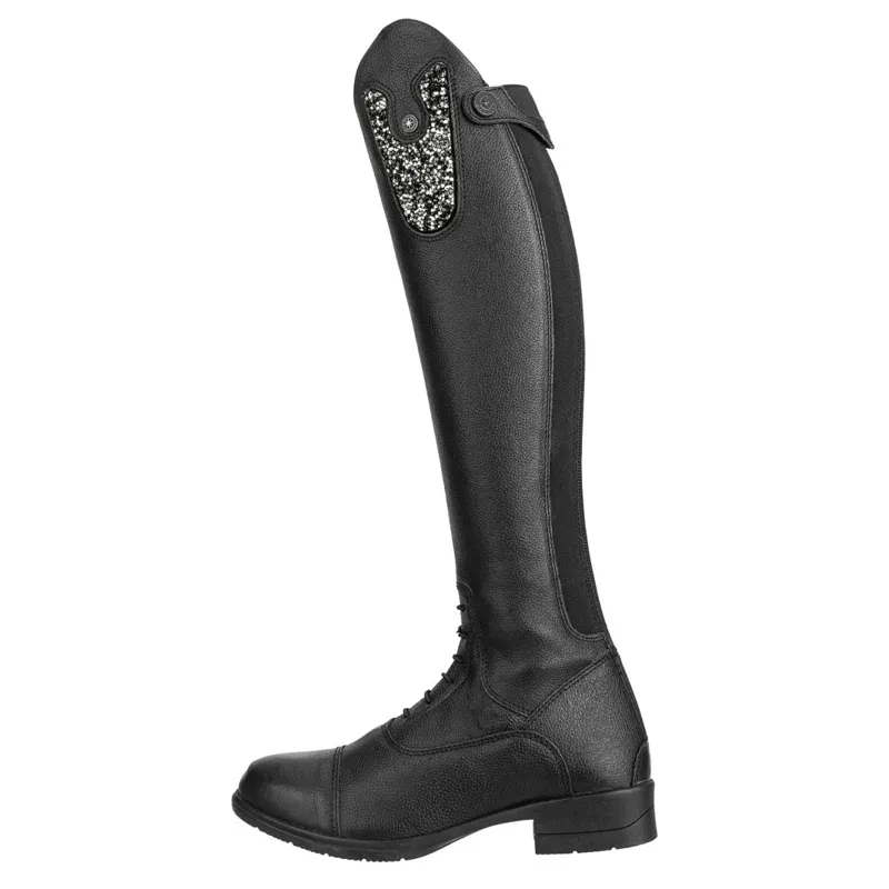Suedwind Nova Fun Riding Boot Patches - Fine Crystal/Black Silver-1