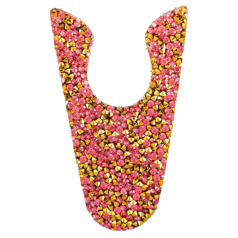 Suedwind Nova Fun Riding Boot Patches - Fine Crystal/Gold Pink