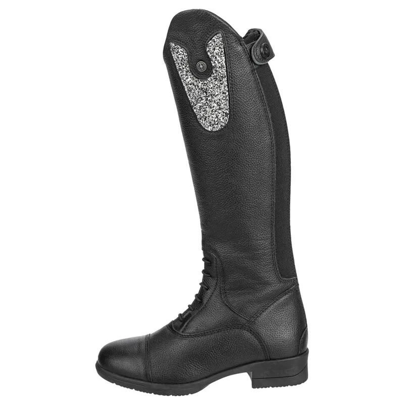 Suedwind Nova Fun Riding Boot Patches - Glitter/Black Silver-1