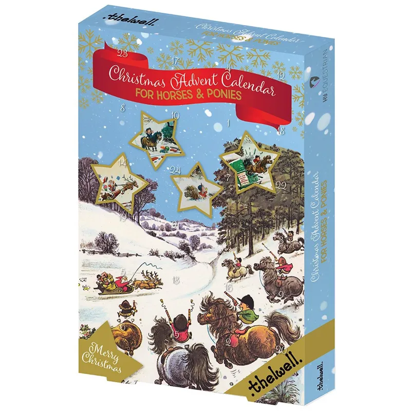 Thelwell Christmas Ride Horse Treat Advent Calendar