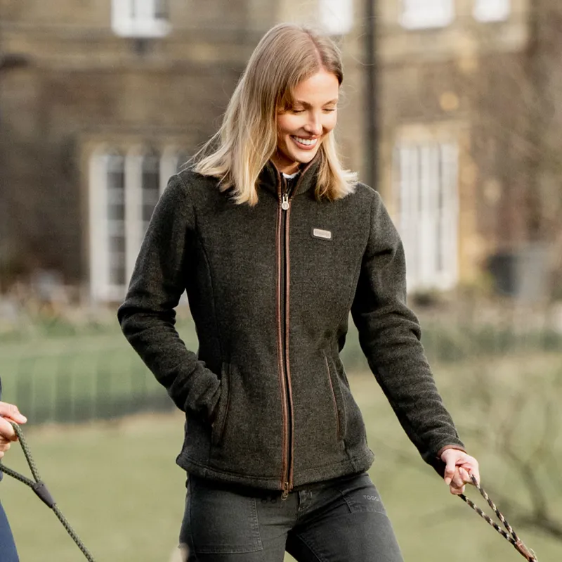 Toggi Britannia Womens Fleece Jacket - Forest Green-7