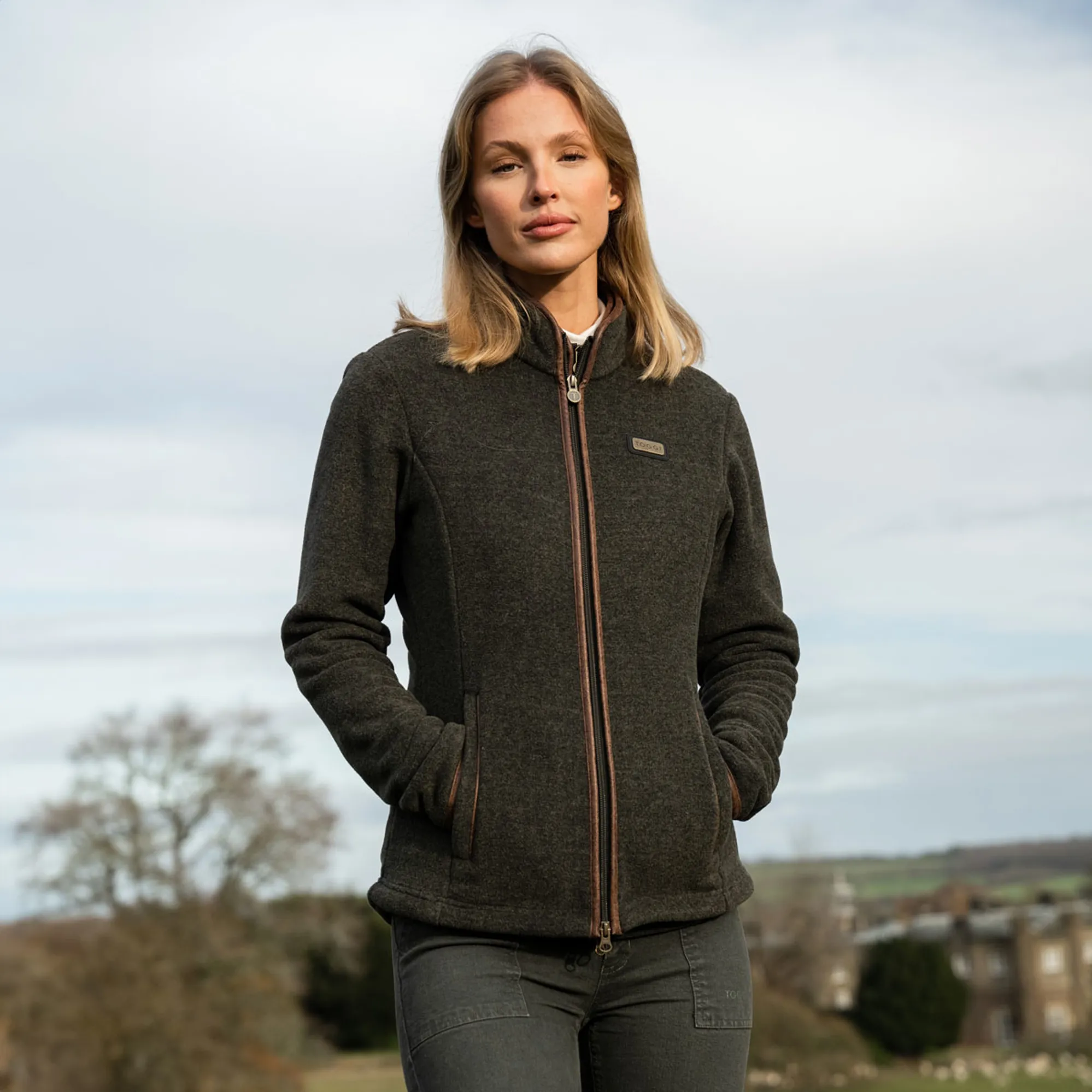 Toqqi Toggi Britannia Womens Fleece Jacket - Forest Green