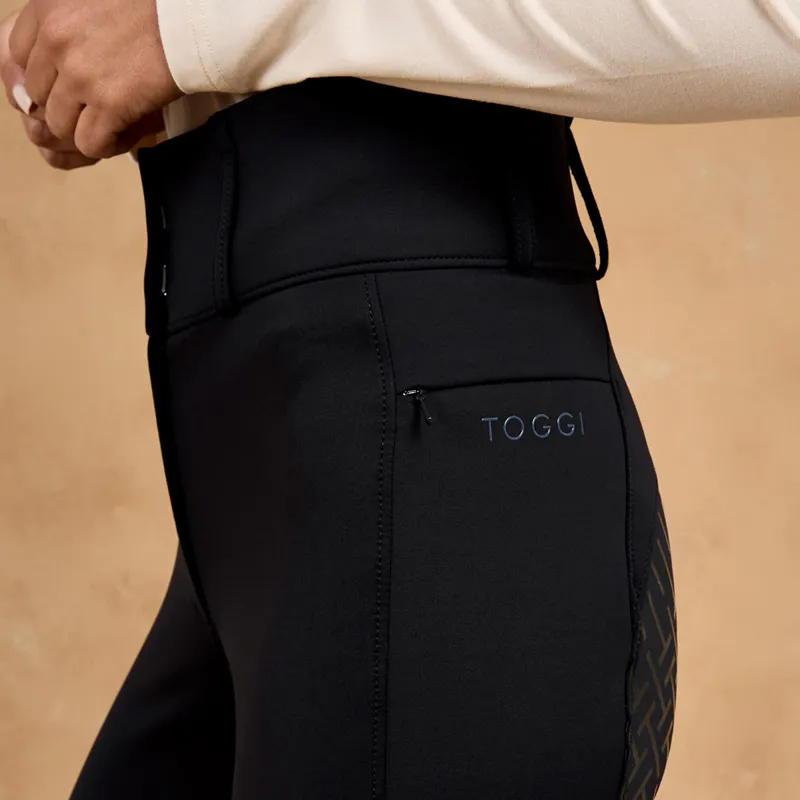 Toggi Croma Full Grip Womens Breeches - Navy-4