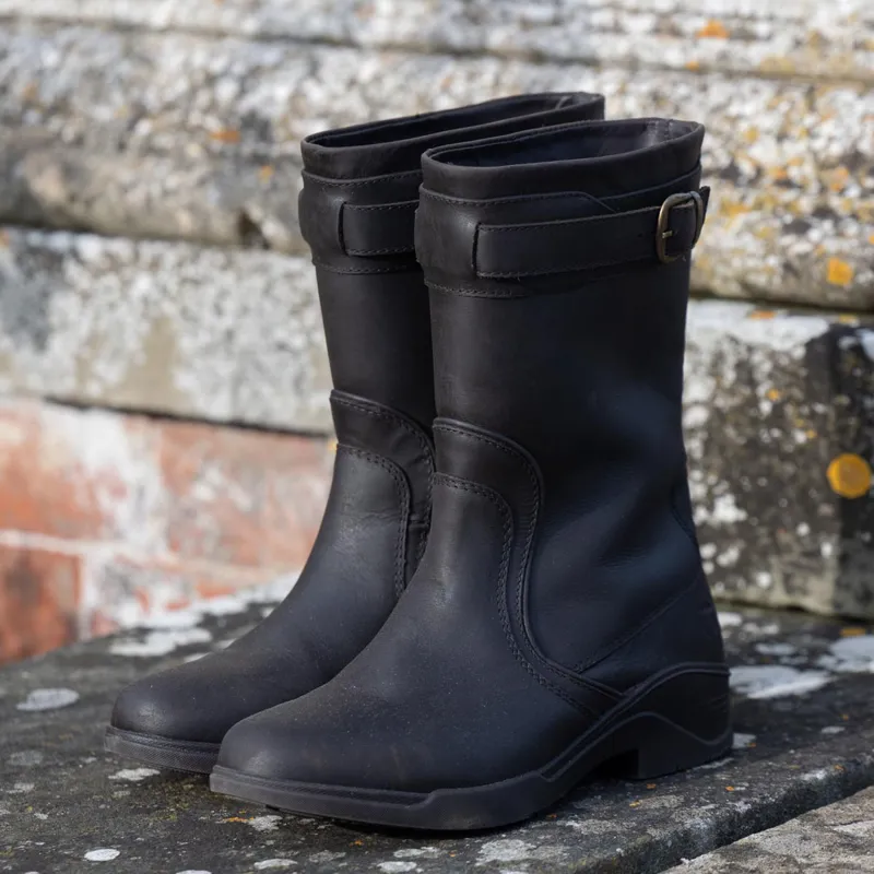 Toggi Dovecote Ladies Mid Riding Boots - Dark Brown-1