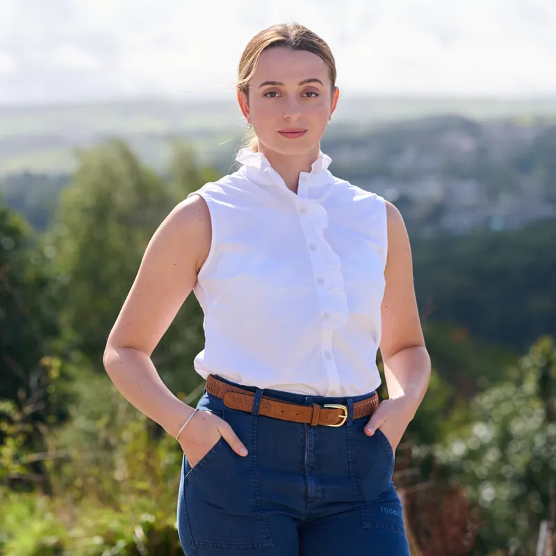 Toggi Ginetta Sleeveless Womens Shirt - White-4